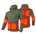   Heated Jacket for Men & Women - Tactical Fall Windbreaker   