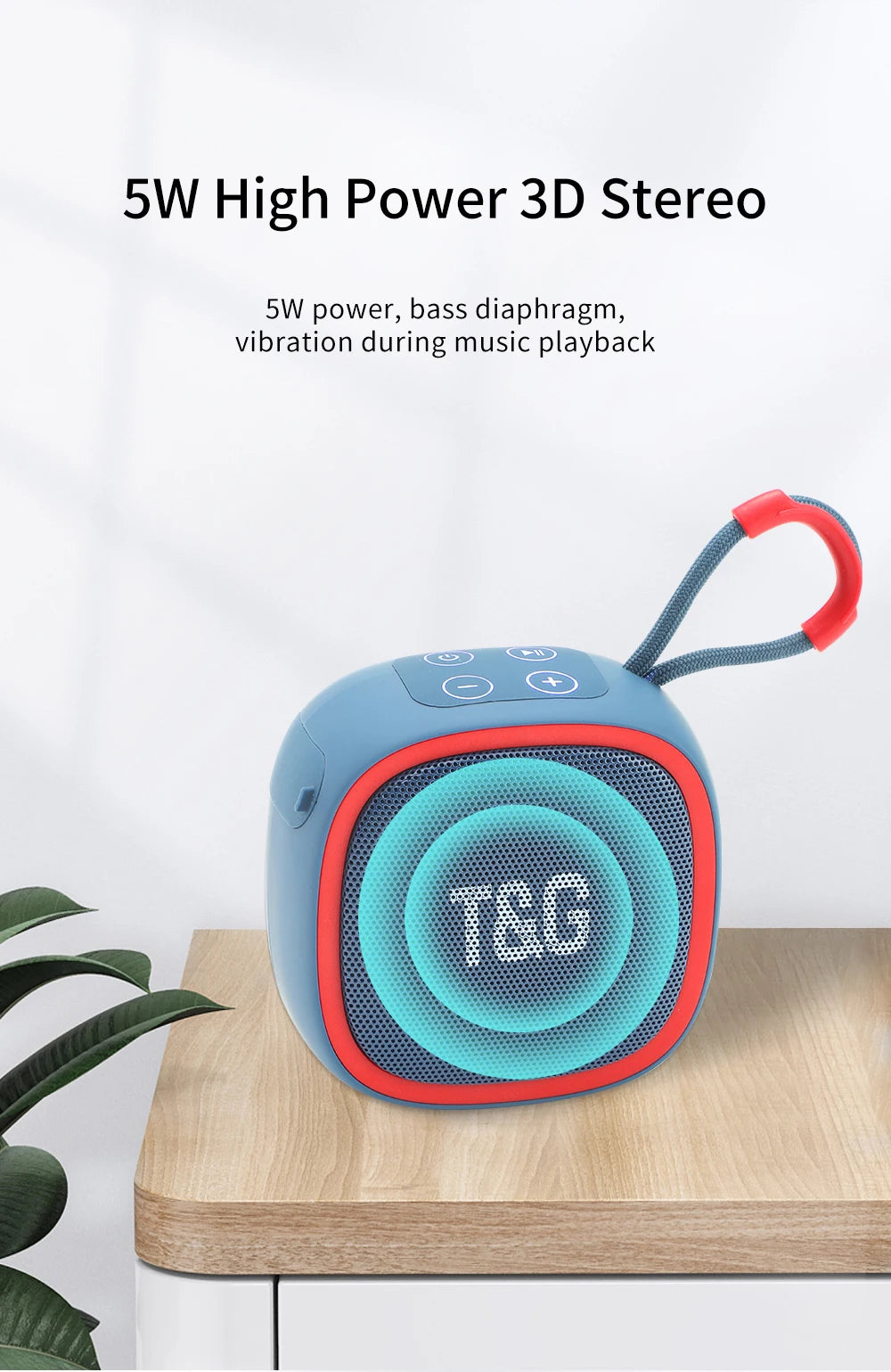   TG659 Mini Bluetooth Speaker - Powerful Sound   