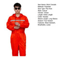   Work Clothes Reflective Zipper Pockets Unisex Work Overalls   