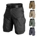  Men Urban Military Tactical Shorts Waterproof Wear Resistant Cargo Shorts Quick Dry Multi pocket Plus Size Pants 