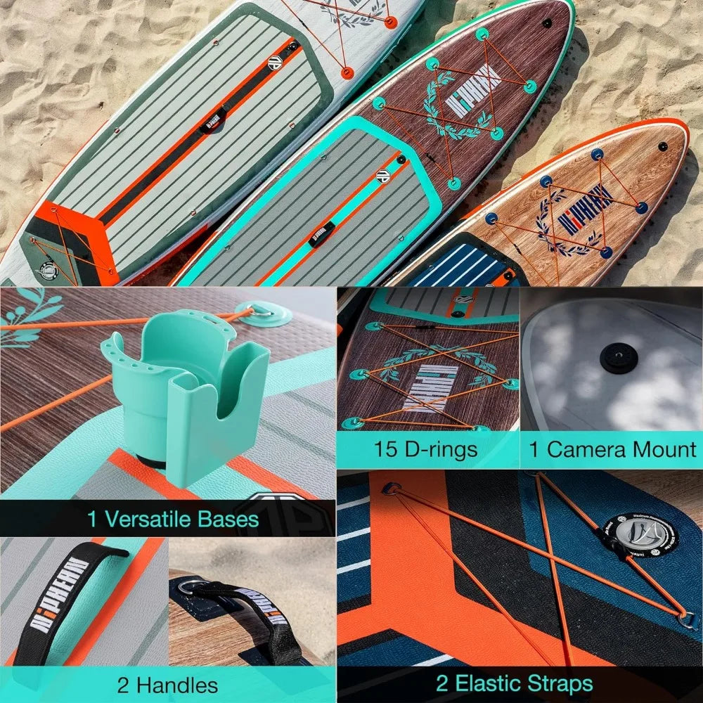   Inflatable Paddle Board - Enhanced Stability & Accessories   