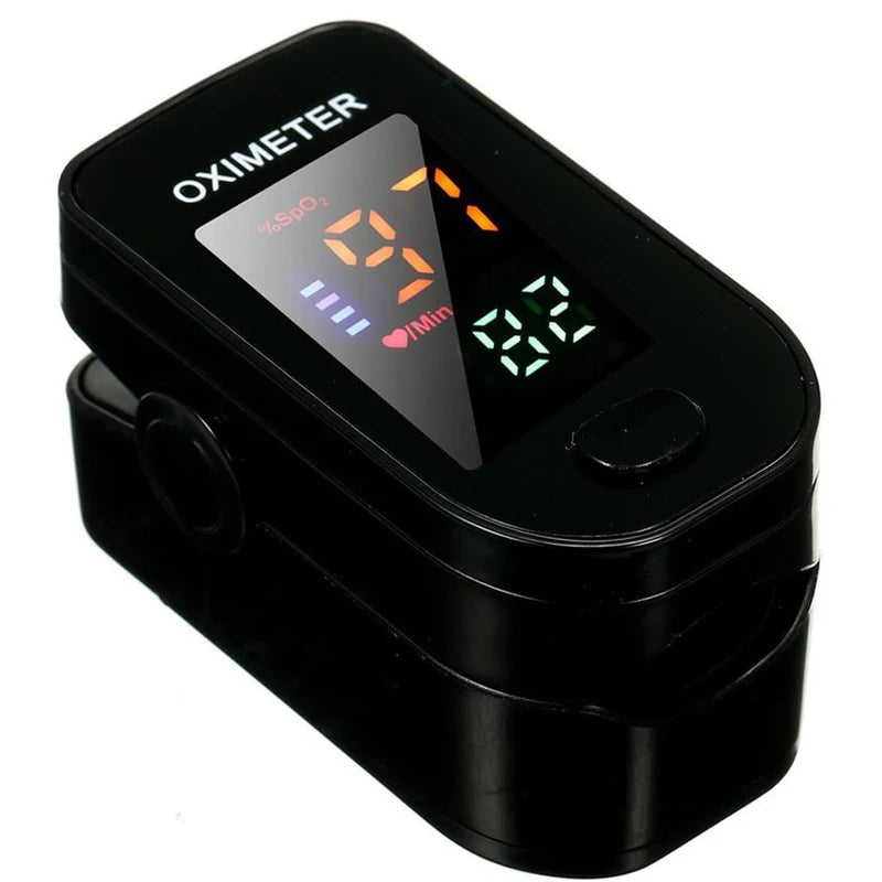   Oximeter Digital Finger Pulse Monitor - SPO2 & Heart Rate LED Display   