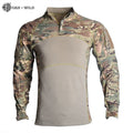   Tactical Shirt Combat Shirt Men Clothing Military Camo Shirt   