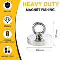   Super Strong Neodymium Fishing Magnets – Heavy-Duty Rare Earth Magnets   