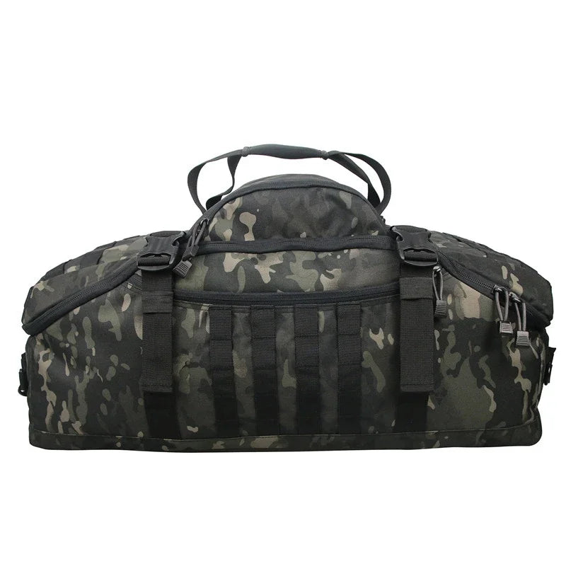   Heavy-Duty Tactical Camouflage Backpack for Outdoor Use   