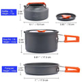   Widesea Camping Tableware Cookware Set   