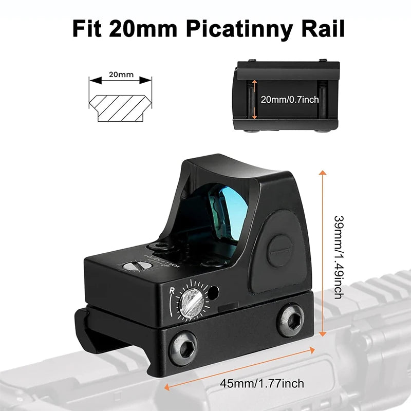   Holy Warrior RMR HRS Red Dot Reflex Sight - Compact & Durable   