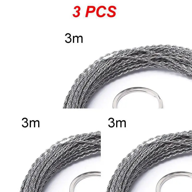   Bold Stainless Steel Wire Saw - Survival Cutting Tool   