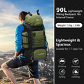   Durable 90L Hiking Backpack for Outdoor Adventures   