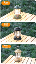   Vintage Lantern - Retro LED Camping Light   