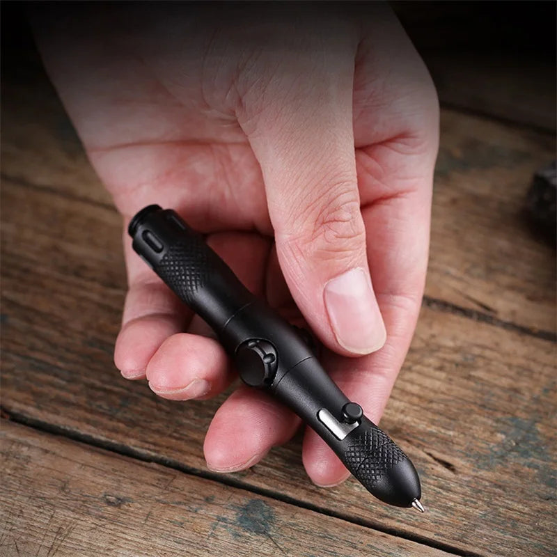   Multi-Function Tactical Pen with Flashlight & Glass Breaker   