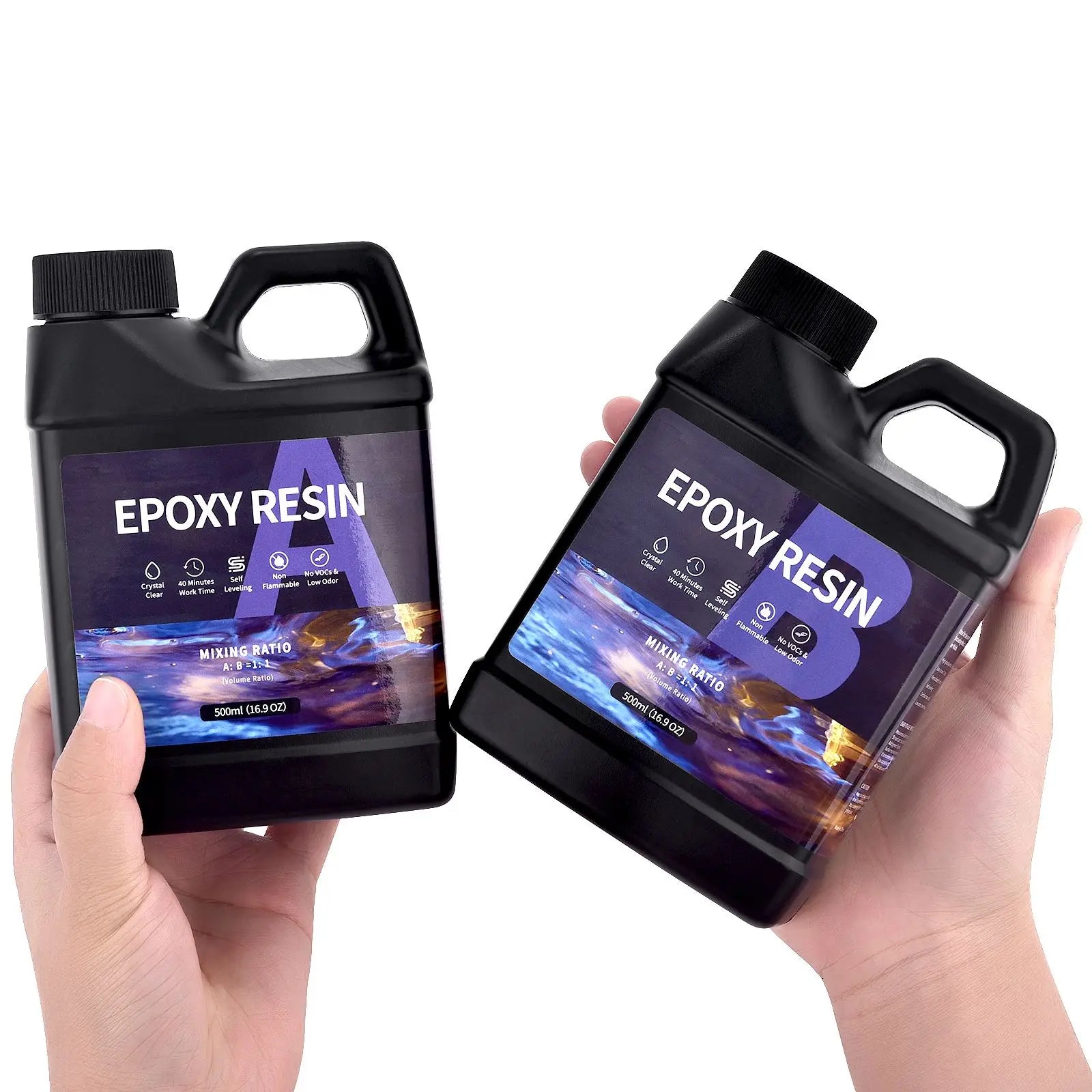    Epoxy Resin Kit - 500ml & 1000ml Crystal Clear Resin   