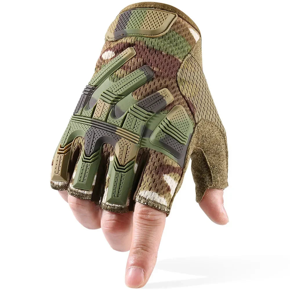   High-Performance Fingerless Workout Gloves   