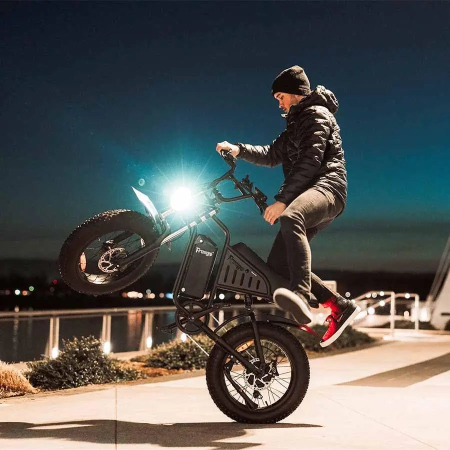    Electric Fat Tire Bike – 1400W Motor, 60 km Range, 34mph Speed   