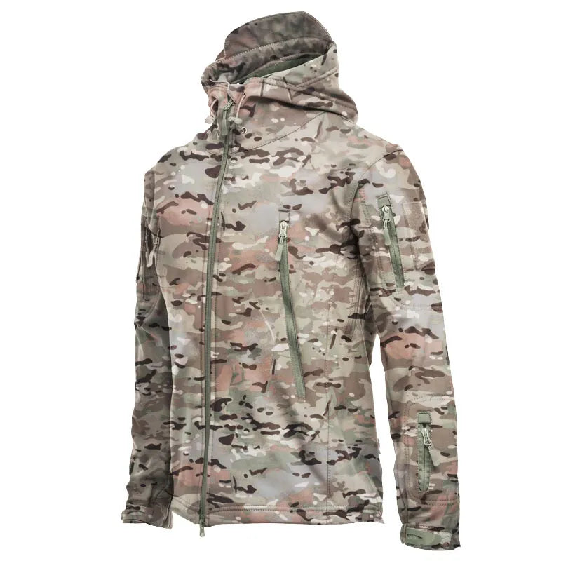   Waterproof SoftShell Jacket for Hunting, Skiing, Hiking, Fishing   