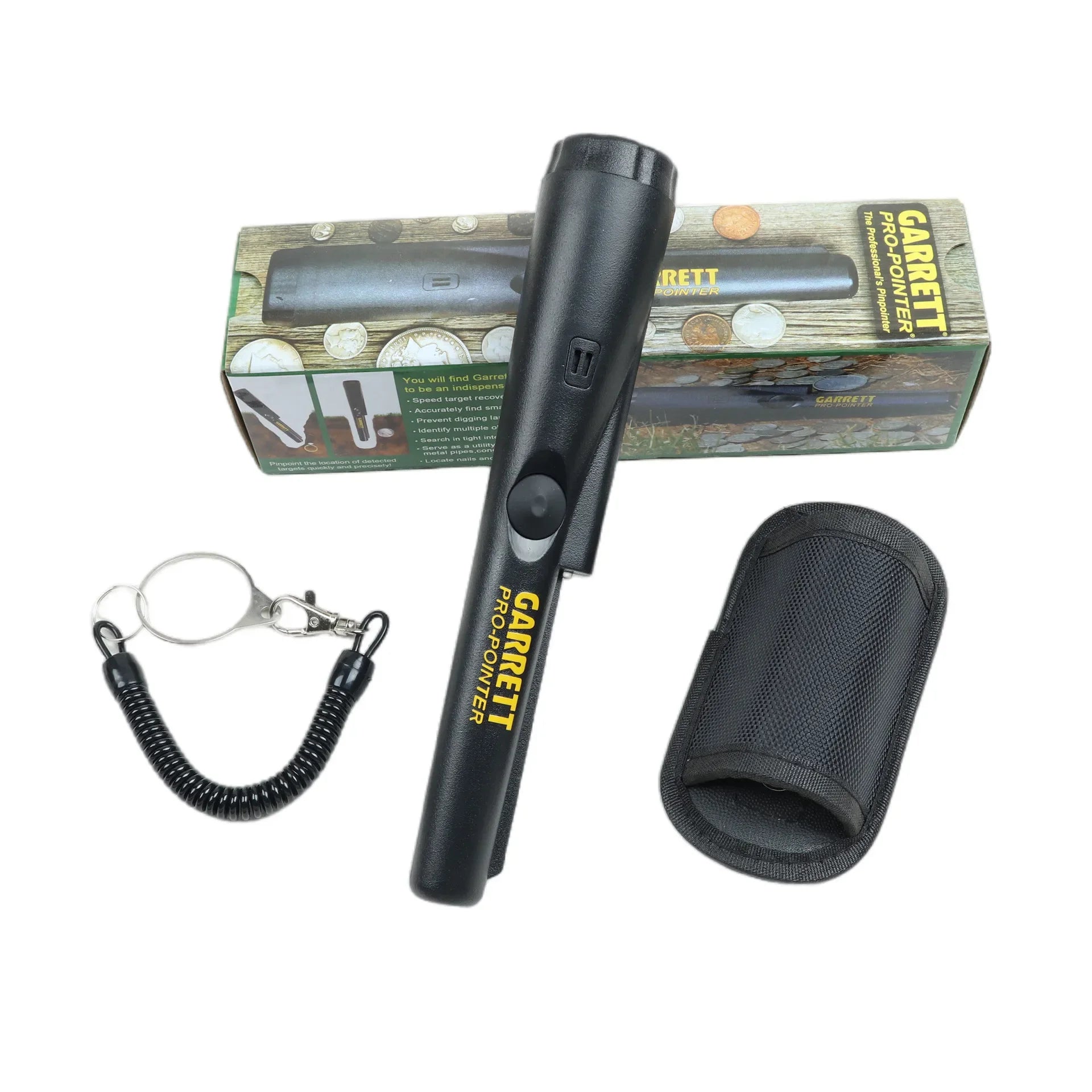   High-Precision Handheld Metal Detector – Waterproof Treasure Hunter   