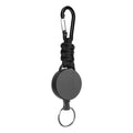  Retractable Keychain Heavy Duty Id Card Badge Holder Reel Students Doctor Nurse Badge Reel Clip With Carabiner Clip Key Ring #