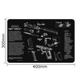   Gun Cleaning Rubber Mat – Durable, Non-Slip Protection for Firearm   