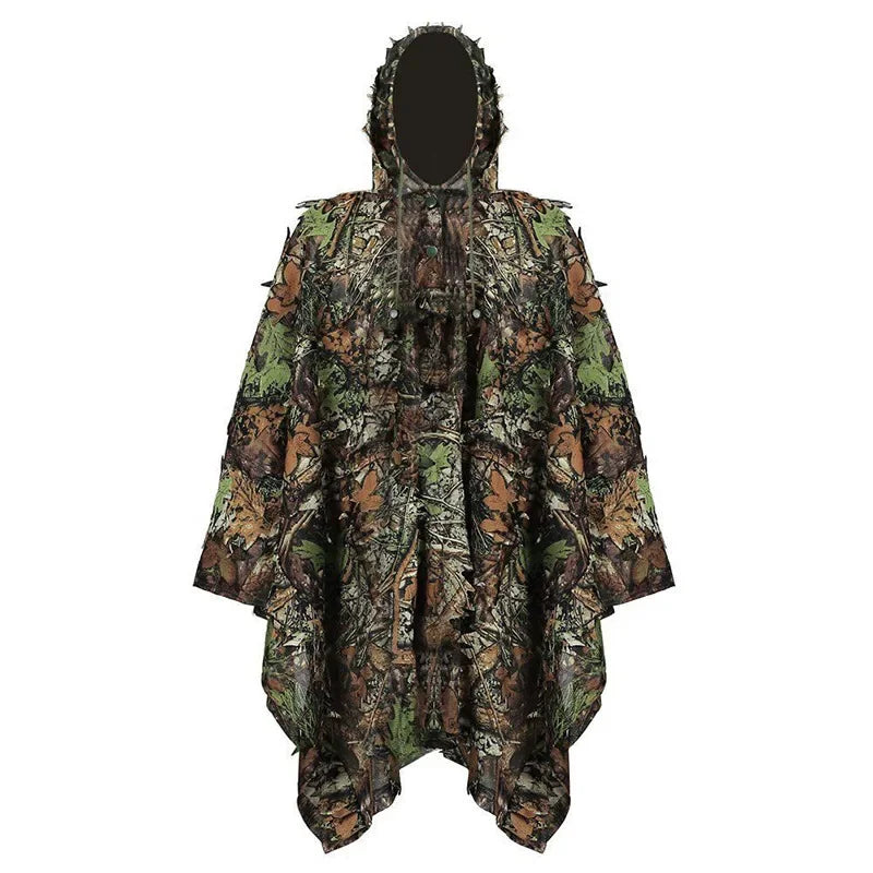   3D Maple Leaf Bionic Ghillie Yowie Birdwatch Camouflage Clothing    