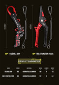   Anti-Corrosion Fishing Pliers & Grip Durable & Multifunctional   