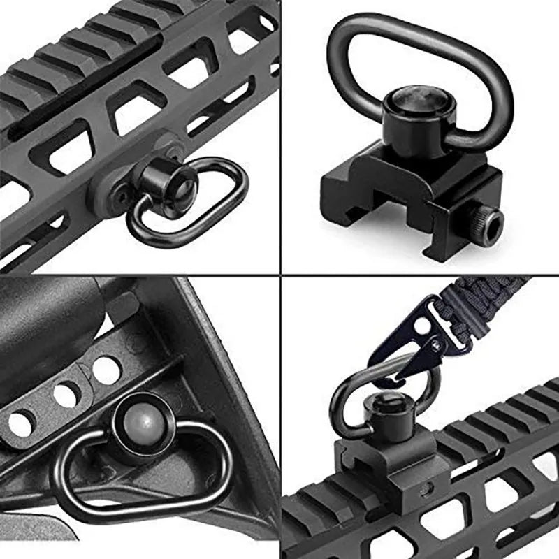   Quick Detach QD Sling Swivel Mount Adapters - For Mlok Rail   