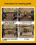   Premium Tactical Belt with MOLLE System for Outdoor Activities   