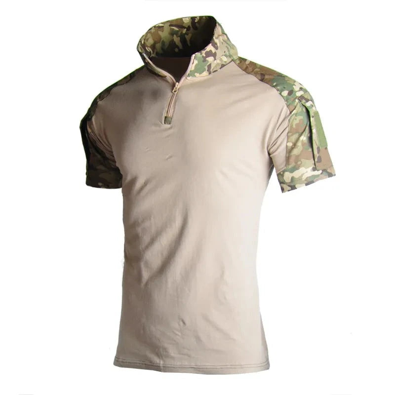   Military Camo Tactical Combat Shirt   