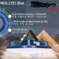  MOSLIGHTING Rechargeable Camping Strong Light Magnet Zoom Torch Tent lantern working maintenance lighting 80W Outdoors LED USB #