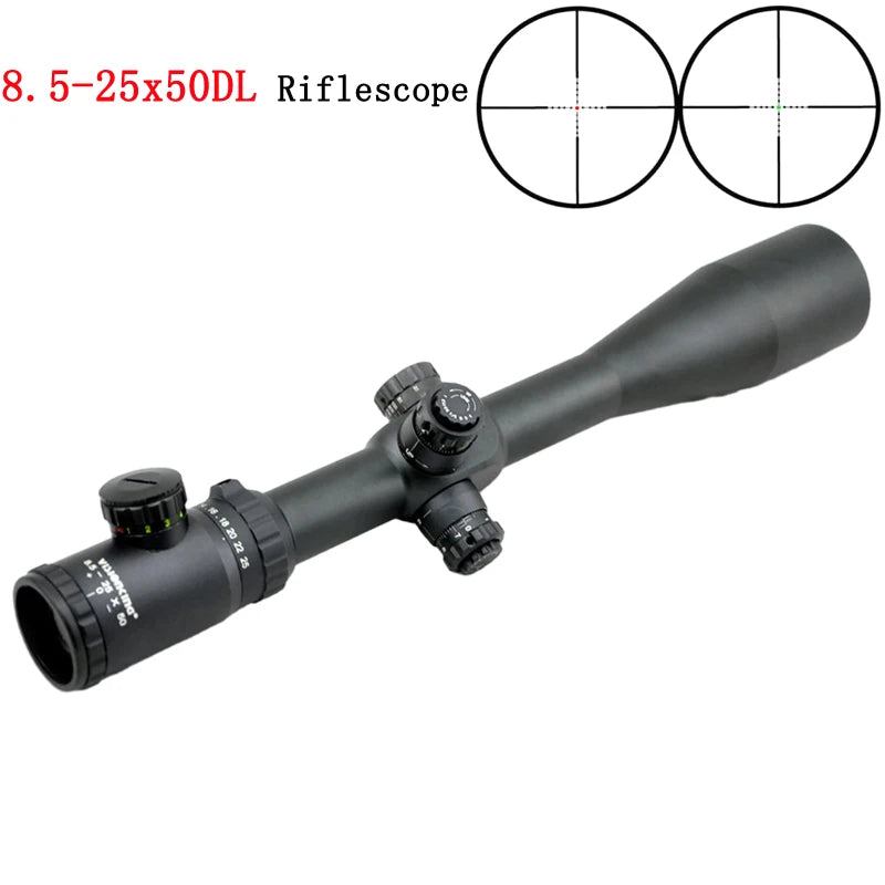   Sniper Aim 8.5-25x50 FMC HD Rifle Scope | Waterproof   