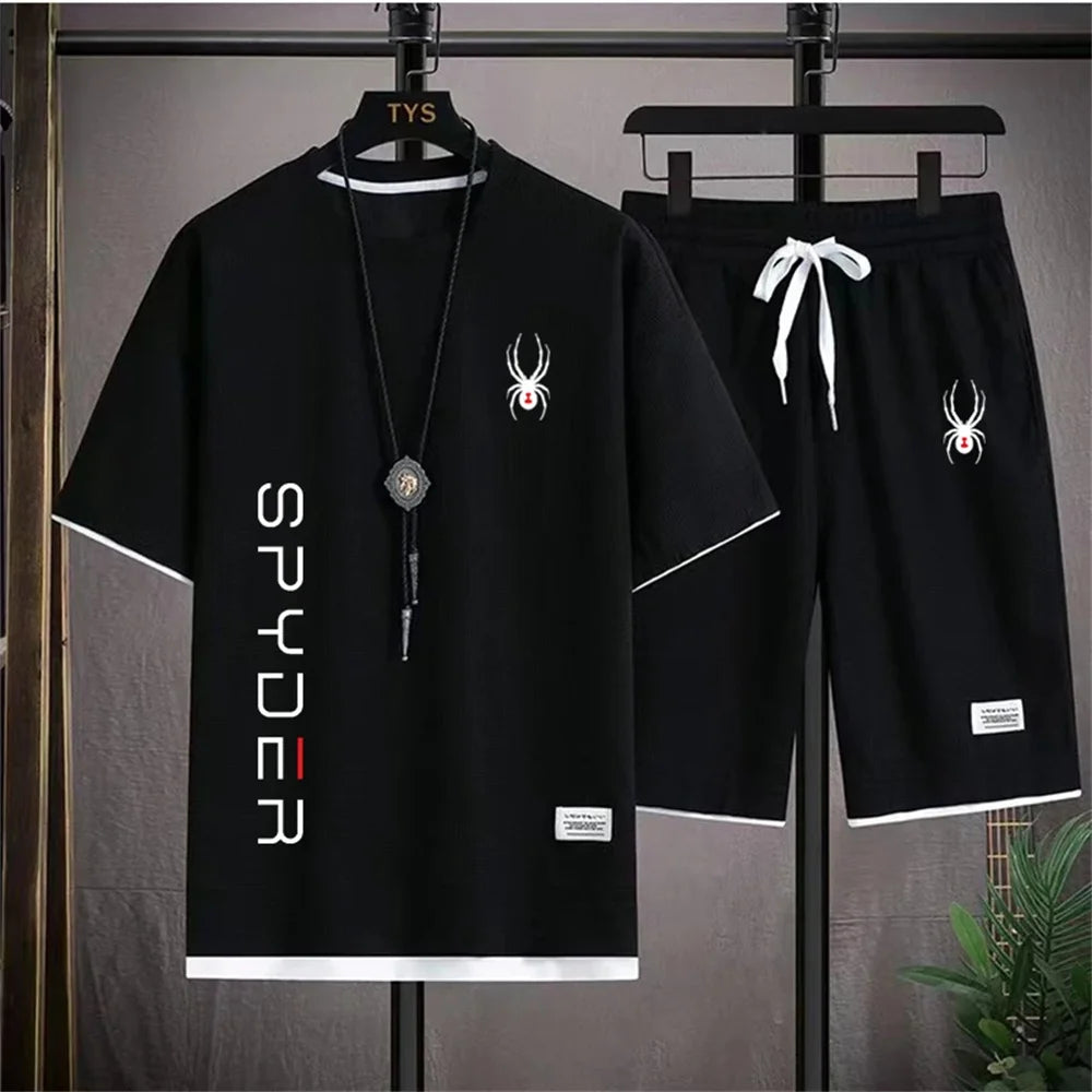   Summer outdoor Fashion Korean sports suit   