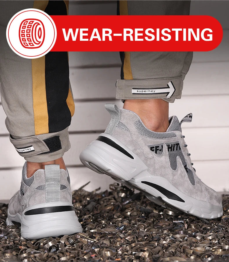   Indestructible Men's Work Safety Shoes   