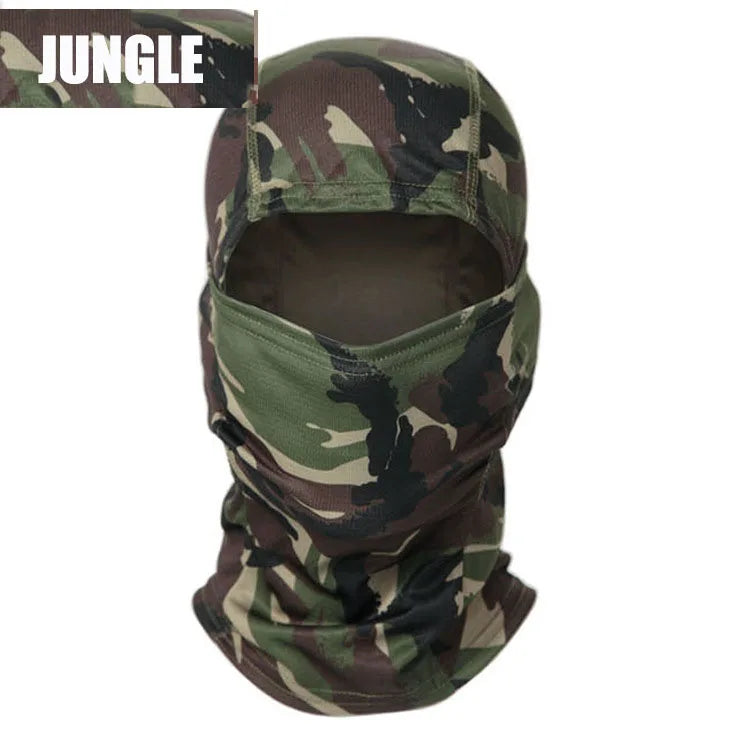  Multicam Tactical Balaclava Military Full Face Mask Shield Cover Cycling Army Airsoft Hunting Hat Camouflage Balaclava Scarf #