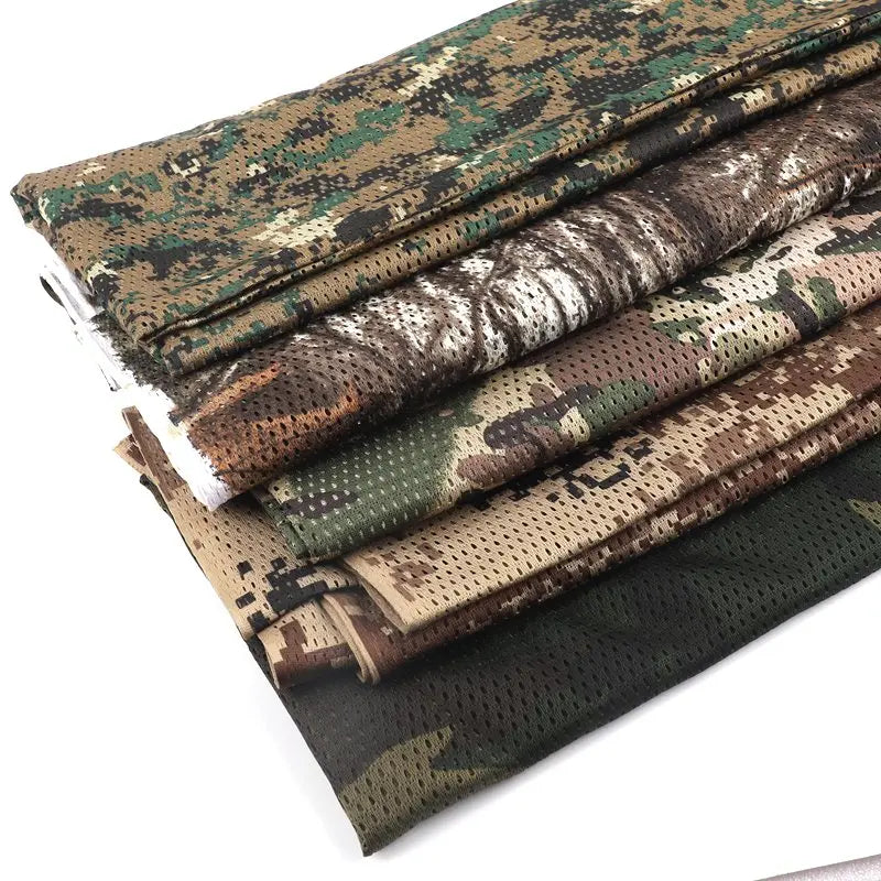  5 Colors Outdoor Camping Camouflage Mesh Fabric Sunshade Net Home Garden Decoration Camo Net Privacy Screen Hunting Accessory #