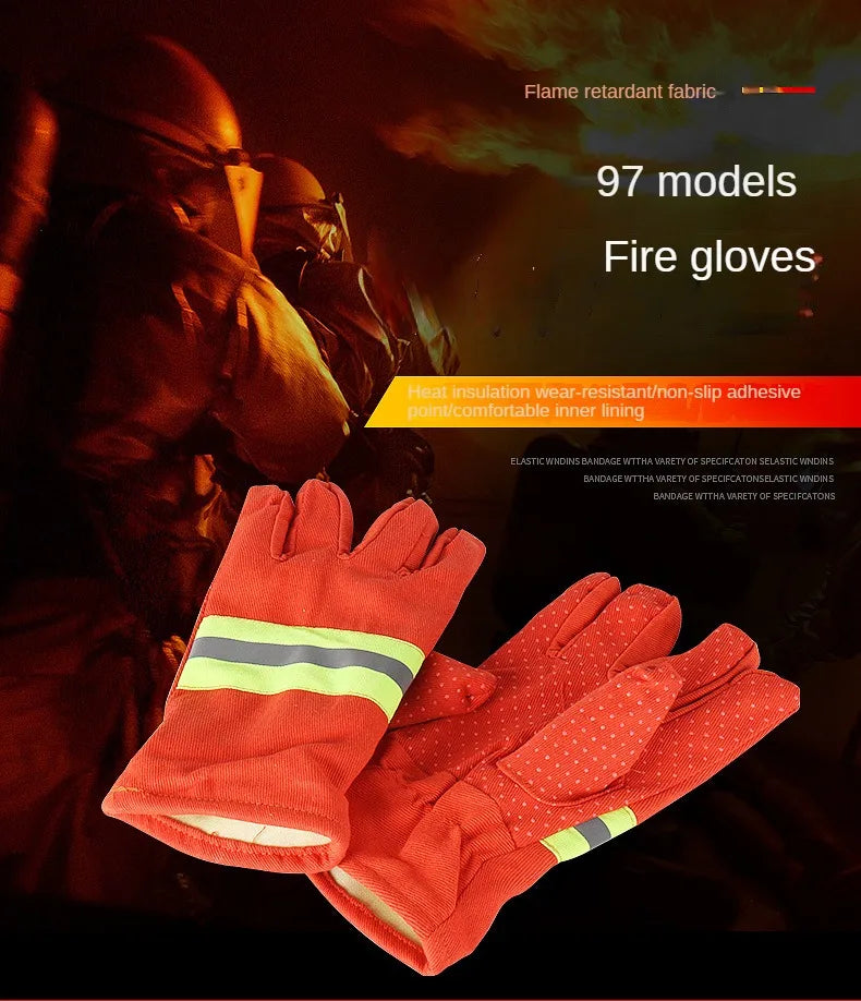   Flame Retardant Firefighting Gloves for Maximum Protection   