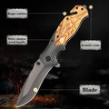   Premium Folding Tactical Knife - Survival, Outdoor EDC   