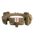   Tactical Belt with Medical Pouch - Military Gear and First Aid Kit   