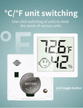   Mini-Digital-Indoor-Thermometer-Magnetic-Room-Hygrometer For Home   