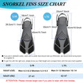   Adjustable Snorkel Fins – Comfortable, Quick-Release Buckles   