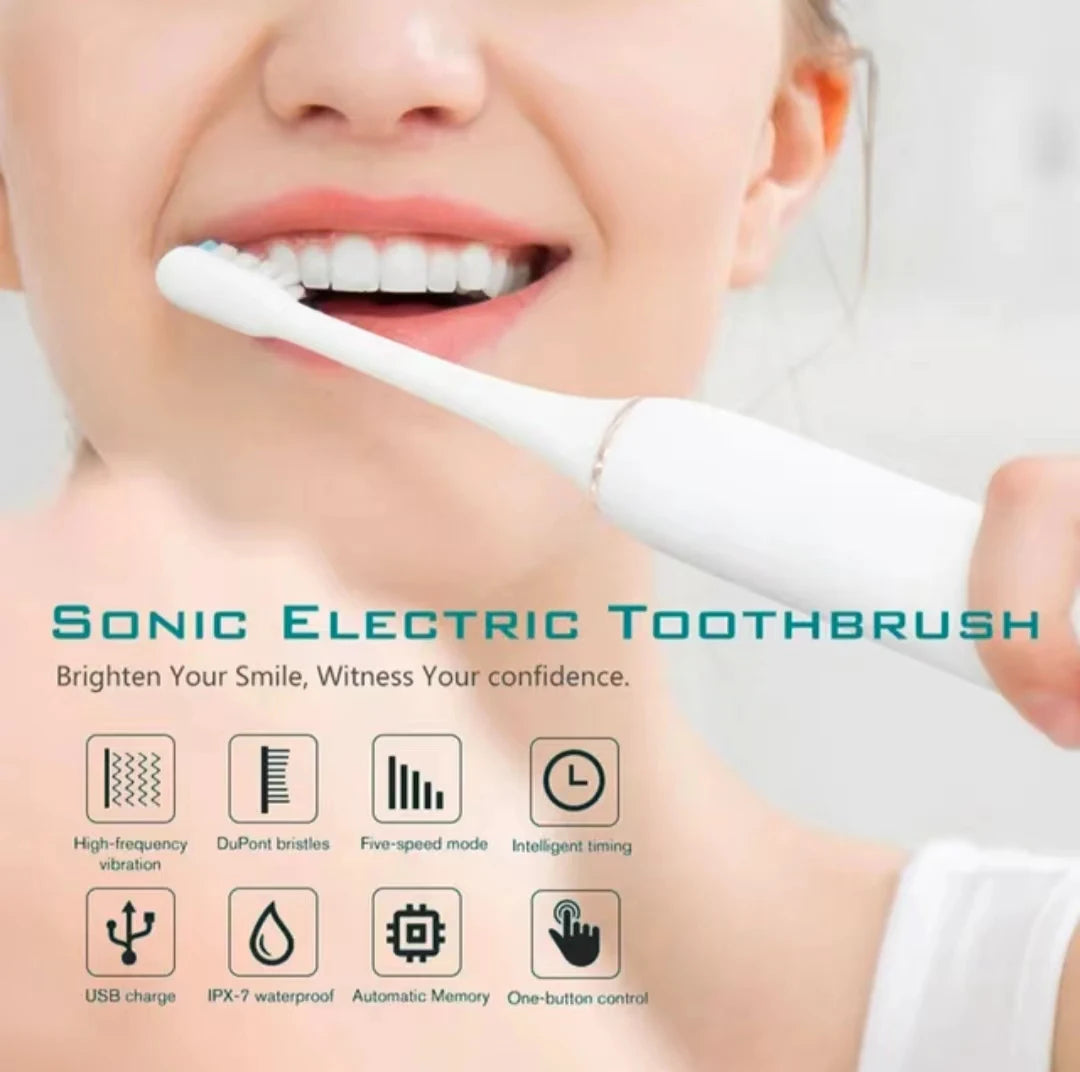   Rechargeable Sonic Electric Toothbrush with USB Charging   