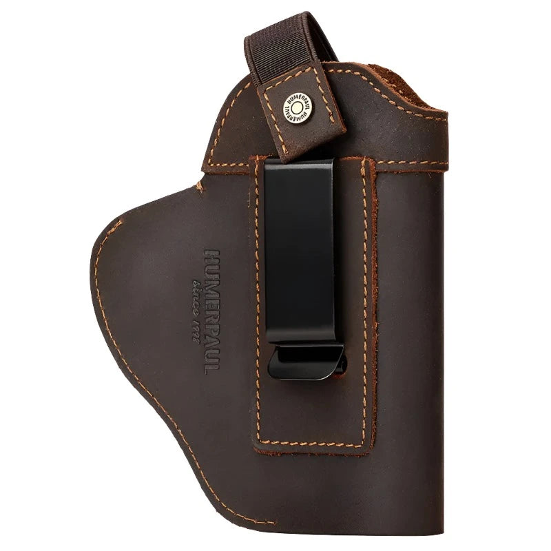   Tactical Leather Holster – Ambidextrous Concealed Carry Solution   