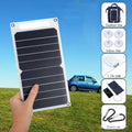  Solar Panel 30W USB Waterproof  Battery Charging Bank  6.8V 
