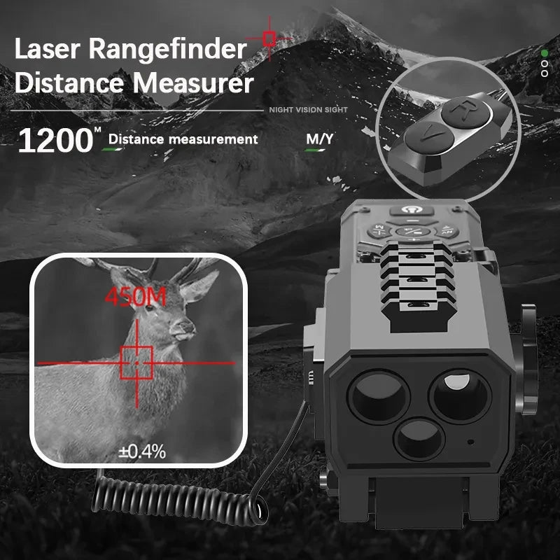  Laser Ranging Night Vision High Magnification Infrared Telescope 