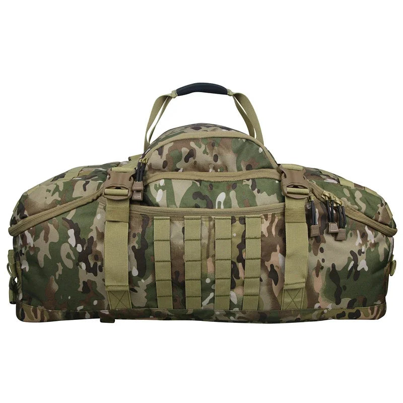   Heavy-Duty Tactical Camouflage Backpack for Outdoor Use   