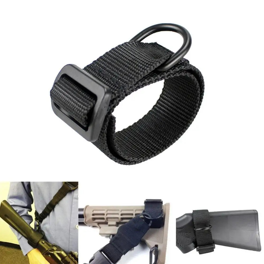   Multifunction Tactical ButtStock Sling Adapter Rifle Stock Gun Strap   