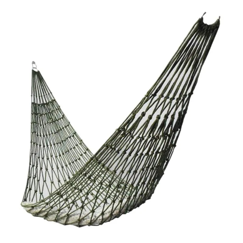   Nylon Rope Meshy Hammock for Outdoor Sleeping Net Bed with Rope   