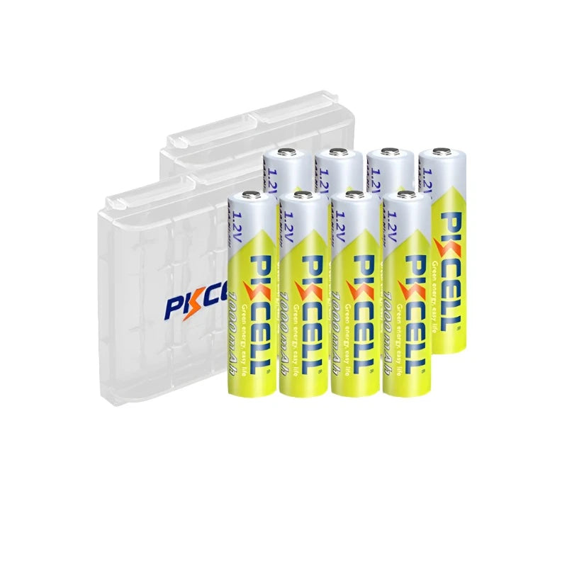   8Pc PKCELL AAA 1.2V Ni-MH Rechargeable Batteries   