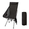   Portable Folding Camping Chair with Headrest   