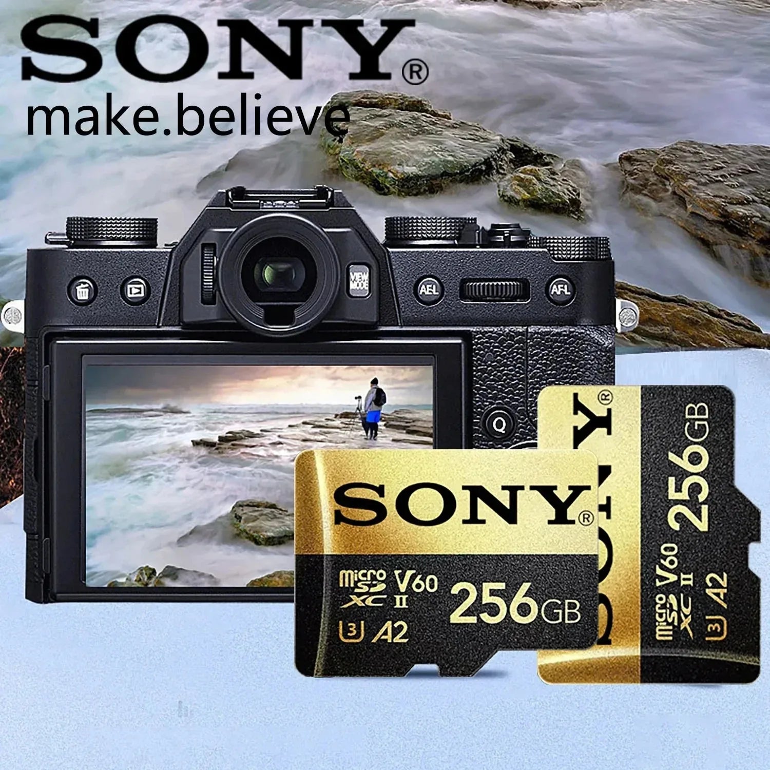   SONY Micro SD TF Card - High-Speed Class 10 Memory Card   