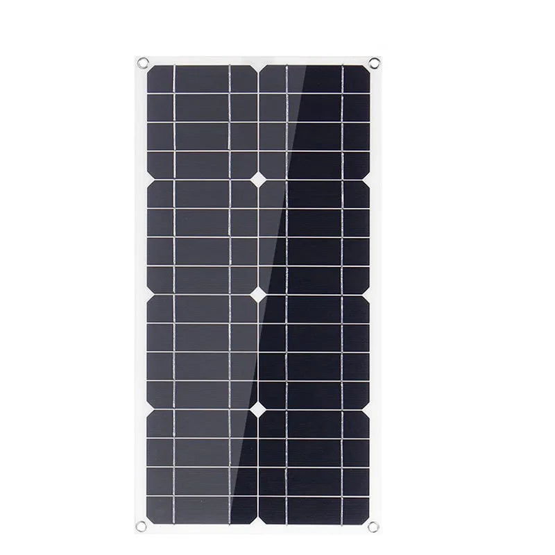   600W 18V Solar Panel Dual USB 12V/5V DC Single Crystal Flexible Solar Charger   