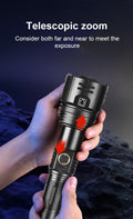   Ultra Powerful LED Flashlight Torch Rechargeable, Waterproof, Durable   